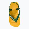 Havaianas Baby Brasil Logo II pop yellow / amazon gyermek szandál 6