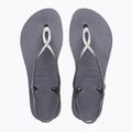 Havaianas Luna Flatform grey steel női szandál 10