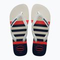 Havaianas Top Nautical white / white / navy blue flip-flop papucs 10