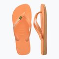 Havaianas Brasil Logo peach flip-flop papucs 11