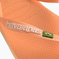 Havaianas Brasil Logo peach flip-flop papucs 12