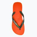 Havaianas Brasil Logo sunset orange flip-flop papucs 5