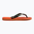 Havaianas Brasil Logo sunset orange flip-flop papucs 9