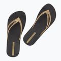 Női Ipanema Bossa Soft V fekete/arany flip flopok 3