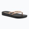 Női Ipanema Bossa Soft V fekete/arany flip flopok