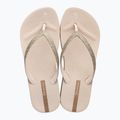 Női Ipanema Mesh Chic Plat bézs/glitter flip flopok 2