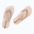 Női Ipanema Mesh Chic Plat bézs/glitter flip flopok 3