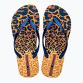 Női Ipanema Animal Print VI flip flop sárga/gyöngykék flip flopok 2