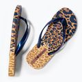 Női Ipanema Animal Print VI flip flop sárga/gyöngykék flip flopok 3