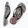 Ipanema Animal Print VI bézs/fekete/rózsaszín női flip flopok 3