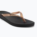 Női Ipanema Anat Tan fekete/arany flip flopok 7