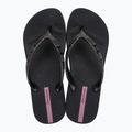 Női Ipanema Mesh X Plat fekete/fekete/lila flip flopok 2