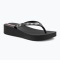 Női Ipanema Mesh X Plat fekete/fekete/lila flip flopok