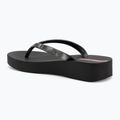 Női Ipanema Mesh X Plat fekete/fekete/lila flip flopok 3