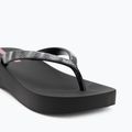 Női Ipanema Mesh X Plat fekete/fekete/lila flip flopok 7