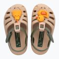 Ipanema Summer XV Baby világos bézs/zöld/sárga szandálok 2