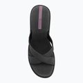 Női Ipanema High Fashion II Slide fekete/csillámos fekete/lila flip-flopok 5