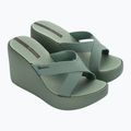 Női Ipanema High Fashion II Slide zöld/glitter zöld/szürke flip-flopok