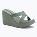 Női Ipanema High Fashion II Slide zöld/glitter zöld/szürke flip-flopok