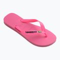 Havaianas Brasil Logo Neon pink flux / pink flux flip-flop papucs 8