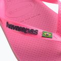 Havaianas Brasil Logo Neon pink flux / pink flux flip-flop papucs 12