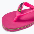 Havaianas Brasil Logo Neon pink flux / pink flux flip-flop papucs 3