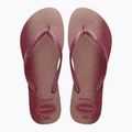 Női Havaianas Slim Gloss amarant flip flopok 3