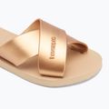 Női Havaianas Aqua Metallic aranyszínű flip-flopok 7