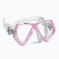 Gyerek snorkeling készlet Mares Combo Zephir Junior pink/clear 2