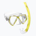 Gyerek snorkeling készlet Mares Combo Zephir Junior yellow/clear