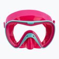 Gyerek snorkeling maszk Mares Turtle aqua/pink 2