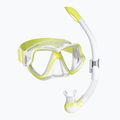 Snorkeling készlet Mares Combo Wahoo Neon yellow/white/clear 411779SF