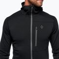 Férfi trekking pulóver Black Diamond Coefficient Fleece Hoody fekete AP744040200002LRG1 4