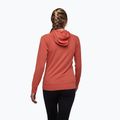 Női trekking pulóver Black Diamond Alpenglow Hoody rózsaszín AP7520806028 3