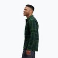 Férfi Black Diamond Project Heavy Flannel tenyérzöld/antracit kockás trekking póló 3