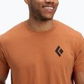 Férfi Black Diamond Equipmnt For Alpinist SS Tee moab barna 4