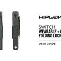 Kerékpárzár Hiplok Switch black 9