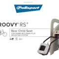 POLISPORT Groovy RS+ gyermek kerékpárülés fekete FO 8640700001 8