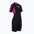 Női úszóruha SEAC Shorts Relax 2.2 mm black/pink