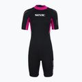 Női úszóruha SEAC Shorts Relax 2.2 mm black/pink 2