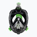 Egész arcos snorkeling maszk SEAC Libera black/green lime 2