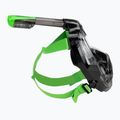Egész arcos snorkeling maszk SEAC Libera black/green lime 3