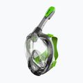 Egész arcos snorkeling maszk SEAC Magica grey clear/green lime