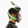 Egész arcos snorkeling maszk SEAC Magica grey clear/green lime 9