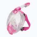 Teljes arcú maszk snorkelinghez SEAC Libera transparent/pink 5