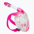 Gyerek egész arcos snorkeling maszk SEAC Magica black silicone/pink
