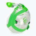 Gyermek teljes arcot fedő búvármaszk sznorkelezéshez SEAC Libera lime transparent/lime 4