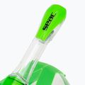 Gyermek teljes arcot fedő búvármaszk sznorkelezéshez SEAC Libera lime transparent/lime 5