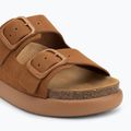 Női Scholl Noelle Chunky Chunky Suede flip-flopok konyak színben 7