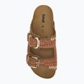 Scholl Noelle Crochet bude/világosbarna/kognac női flip-flopok 5